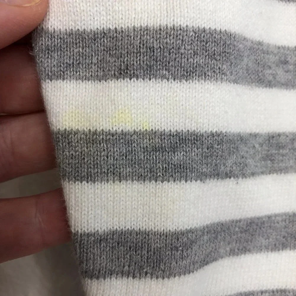 Zara Kids sweater gray stripe with t-shirt hem 3-4 years‎